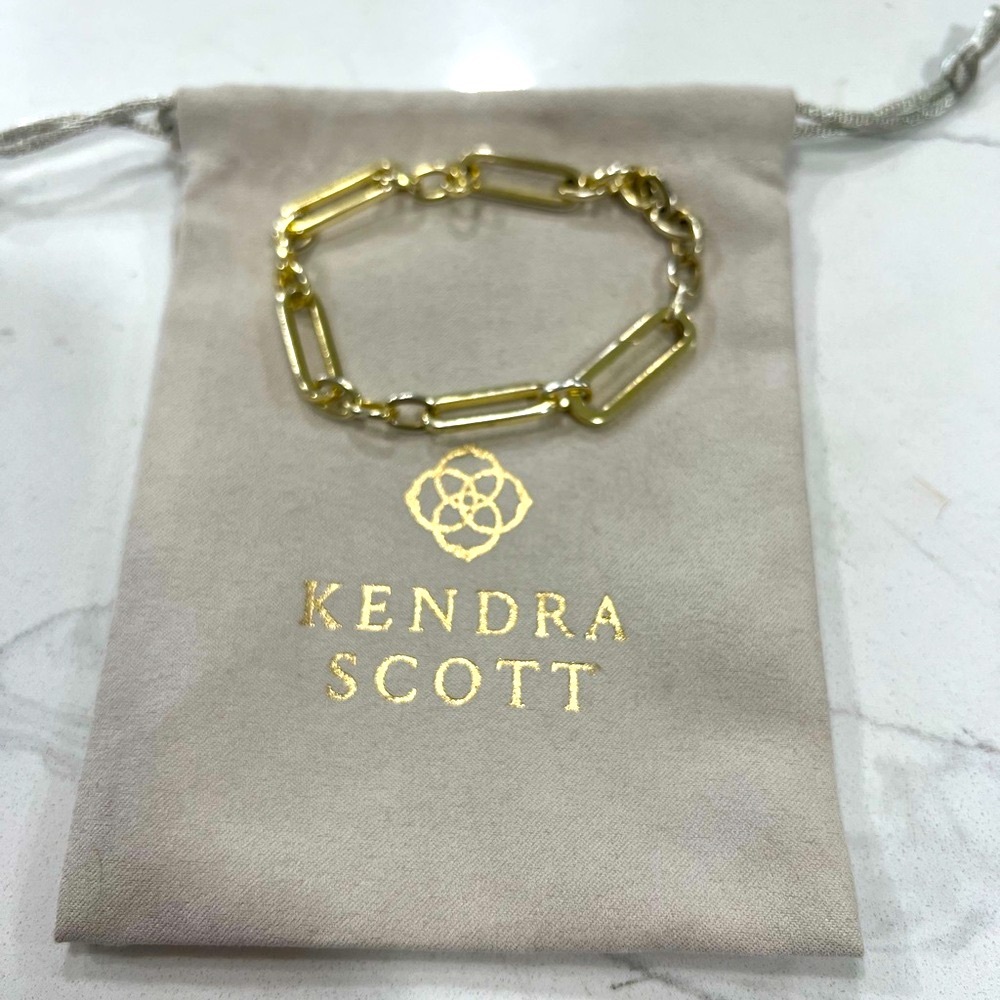 Kendra Scott 14k Gold-Plated Interlocked Oval Link Bracelet